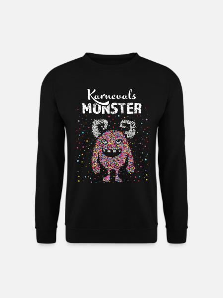 Karneval Konfetti Monster Fasnacht Kostümersatz - Unisex Pullover - Schwarz