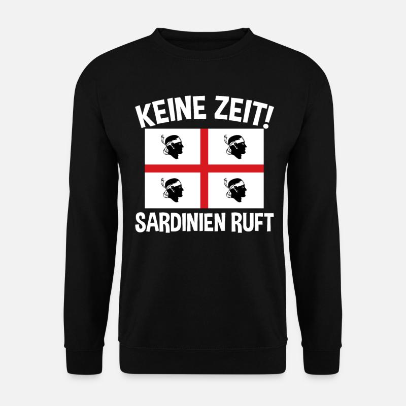 Sarde Sardische Flagge Sardegna Sardinien - Unisex Pullover - Schwarz