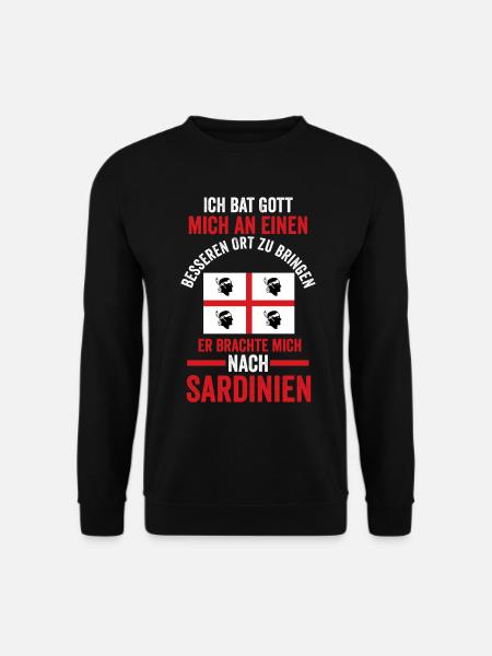 Sarde Sardische Flagge Sardegna Sardinien - Unisex Pullover - Schwarz