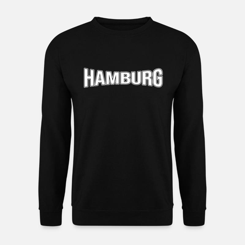 Hamburg - Unisex Pullover - Schwarz