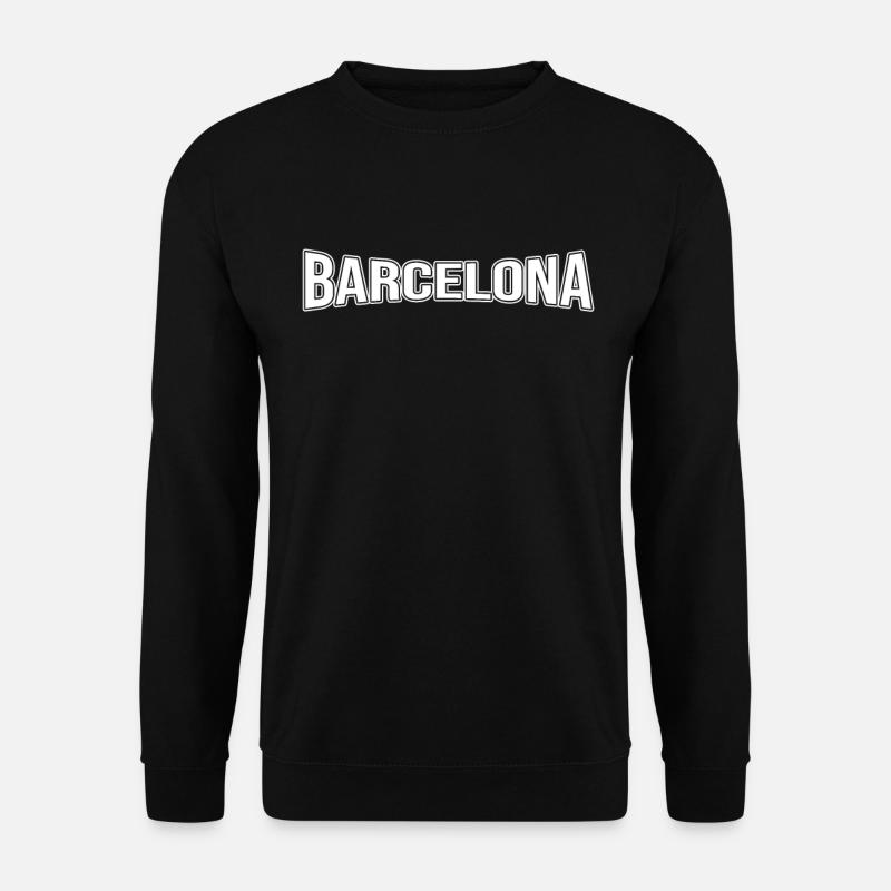 Barcelone - Sweat-shirt Unisexe - noir