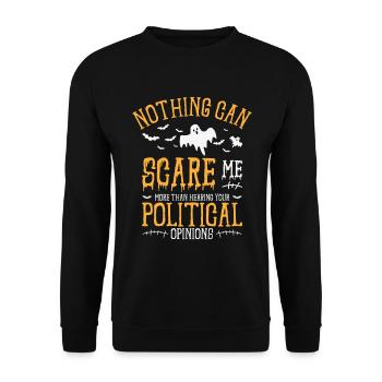 Halloween Abstimmen Politik Wahl Wähler - Unisex Pullover - Schwarz - Vorne - Alina (178cm) & Michal (187cm)