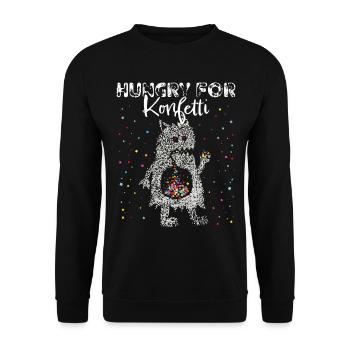 Confetti Monster Carnival Carnival 5th season - Unisex Sweatshirt - black - Front - Alina (178cm) & Michal (187cm)
