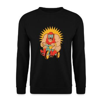 Wrestling Wrestler Kämpfer Ringen Kamfpkunst - Unisex Pullover - Schwarz - Vorne - Alina (178cm) & Michal (187cm)