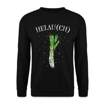 Helau Lauch Kostümersatz Karneval Fasching - Unisex Pullover - Schwarz - Vorne - Alina (178cm) & Michal (187cm)