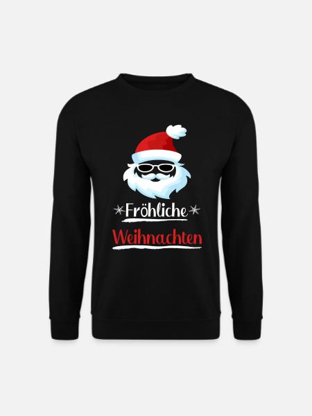 Lustiger Weihnachtsmann - Unisex Pullover - Schwarz