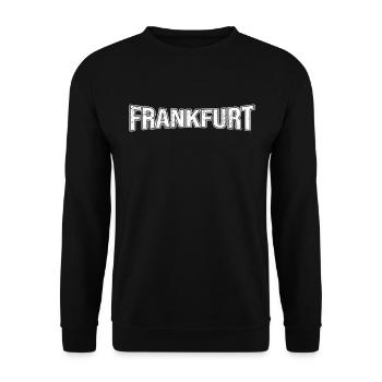 Francfort - Sweat-shirt Unisexe - noir - Devant - Alina (178cm) & Michal (187cm)