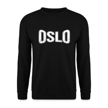 Oslo - Unisex Pullover - Schwarz - Vorne - Alina (178cm) & Michal (187cm)