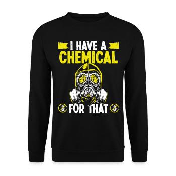 Pest Control Technician Chemical Worker - Unisex Pullover - Schwarz - Vorne - Alina (178cm) & Michal (187cm)