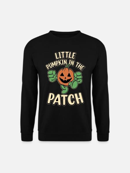 Halloween Little Pumpkin In The Patch - Pumpkin - Unisex Pullover - Schwarz
