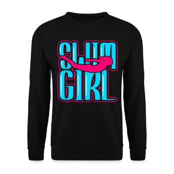 Filles de natation - Sweat-shirt Unisexe - noir - Devant - Alina (178cm) & Michal (187cm)