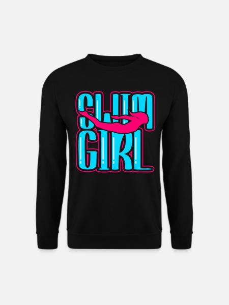 Filles de natation - Sweat-shirt Unisexe - noir
