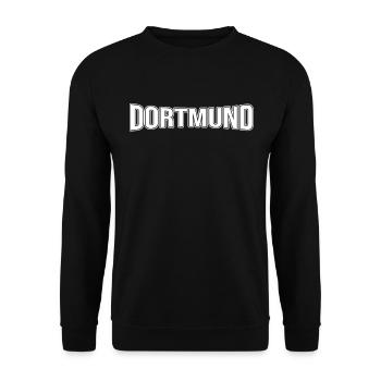 Dortmund - Sweat-shirt Unisexe - noir - Devant - Alina (178cm) & Michal (187cm)