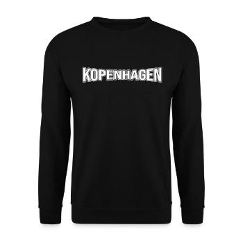 Copenhagen - Unisex Sweatshirt - black - Front - Alina (178cm) & Michal (187cm)