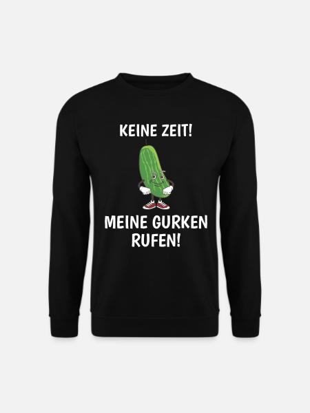 Gärtner Gurken Gewächshaus Hobbygärtner cucumber - Unisex Pullover - Schwarz