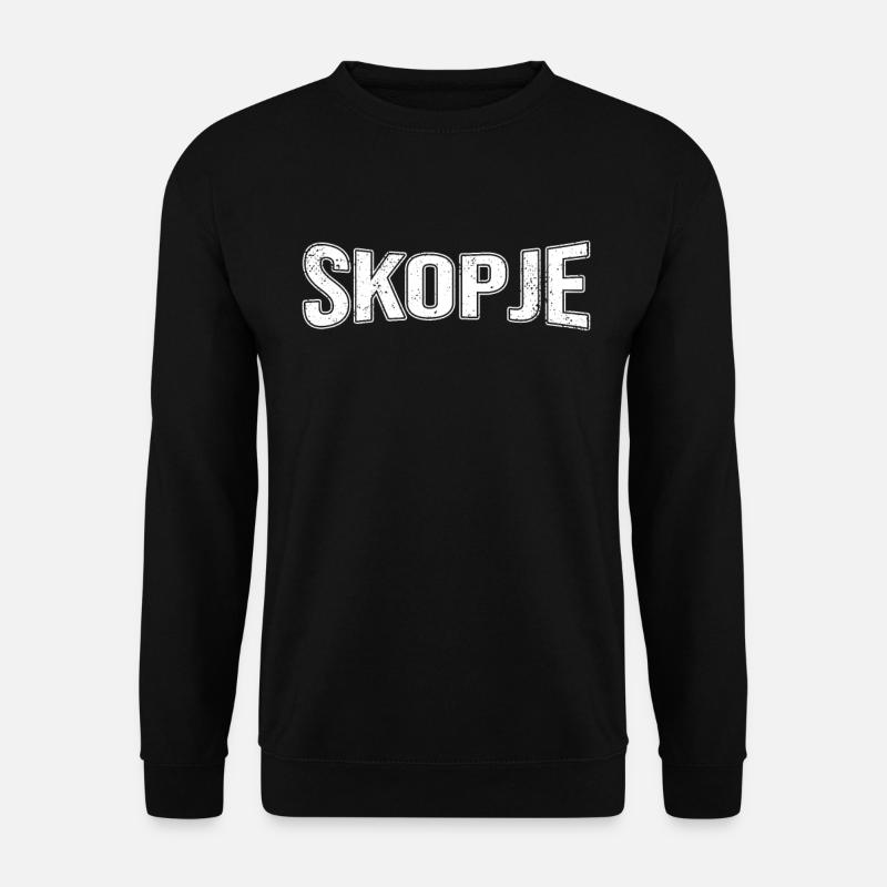 Skopje - Unisex Sweatshirt - black