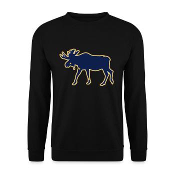 Alaska Tshirt Hommes Femmes Enfants USA Pôle Nord - Sweat-shirt Unisexe - noir - Devant - Alina (178cm) & Michal (187cm)