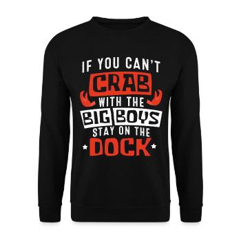 Cancer Cadeau Crevette Crabe Homard Scorpion - Sweat-shirt Unisexe - noir - Devant - Alina (178cm) & Michal (187cm)