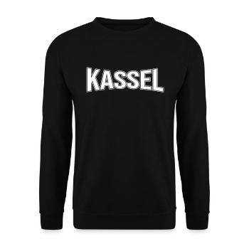 Kassel - Unisex Sweatshirt - black - Front - Alina (178cm) & Michal (187cm)
