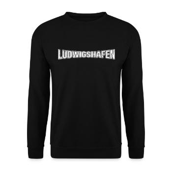 Ludwigshafen - Unisex Sweatshirt - black - Front - Alina (178cm) & Michal (187cm)