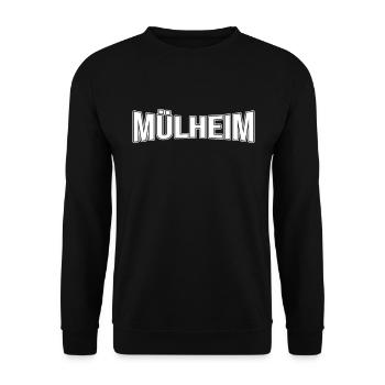 Mühlheim - Unisex Sweatshirt - black - Front - Alina (178cm) & Michal (187cm)