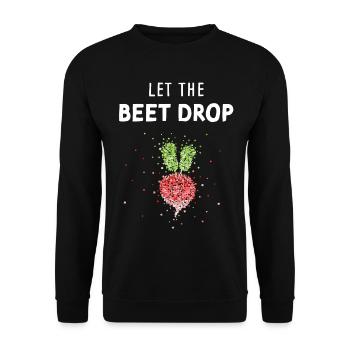 Radieschen Beet Kostümersatz Karneval Fasching - Unisex Pullover - Schwarz - Vorne - Alina (178cm) & Michal (187cm)