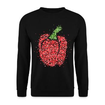 Paprika Costume Replacement Carnival Carnival Confetti - Unisex Sweatshirt - black - Front - Alina (178cm) & Michal (187cm)