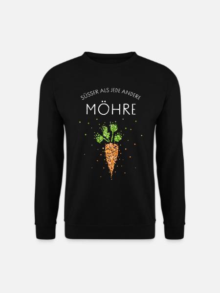 Karotte Möhre Kostümersatz Karneval Fasching - Unisex Pullover - Schwarz