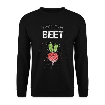 Radishes Beet Costume Replacement Carnival Carnival - Unisex Sweatshirt - black - Front - Alina (178cm) & Michal (187cm)