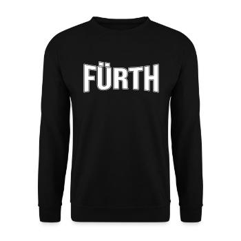 Fürth - Unisex Pullover - Schwarz - Vorne - Alina (178cm) & Michal (187cm)