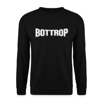 Bottrop - Unisex Pullover - Schwarz - Vorne - Alina (178cm) & Michal (187cm)