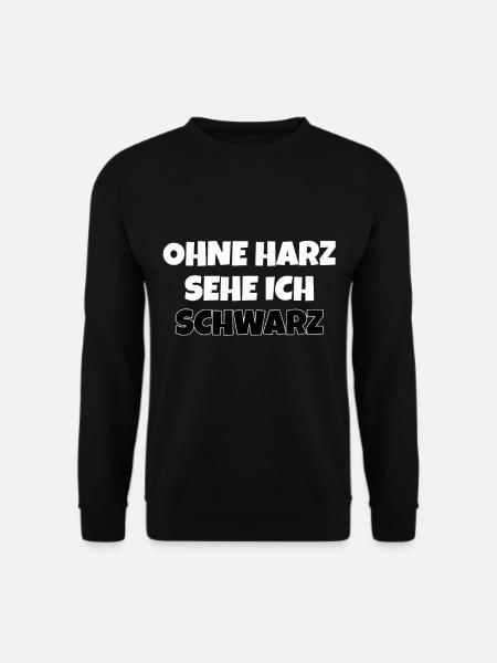 Harz Torfhaus Wanderung Harzer Brocken - Unisex Pullover - Schwarz