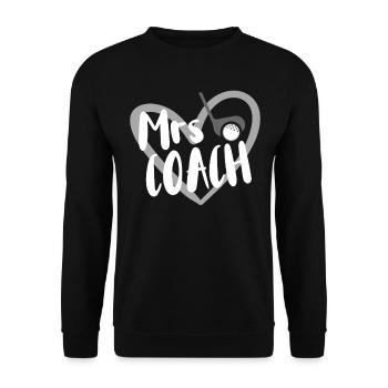 Joueur de golf disant idée cadeau - Sweat-shirt Unisexe - noir - Devant - Alina (178cm) & Michal (187cm)