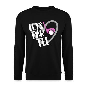 Golf Spieler Spruch Geschenkidee - Unisex Pullover - Schwarz - Vorne - Alina (178cm) & Michal (187cm)