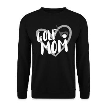 Golf Player Saying Gift Idea - Unisex Sweatshirt - black - Front - Alina (178cm) & Michal (187cm)