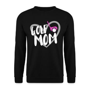 Golf Player Saying Gift Idea - Unisex Sweatshirt - black - Front - Alina (178cm) & Michal (187cm)