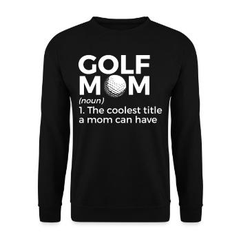 Golf Player Saying Gift Idea - Unisex Sweatshirt - black - Front - Alina (178cm) & Michal (187cm)