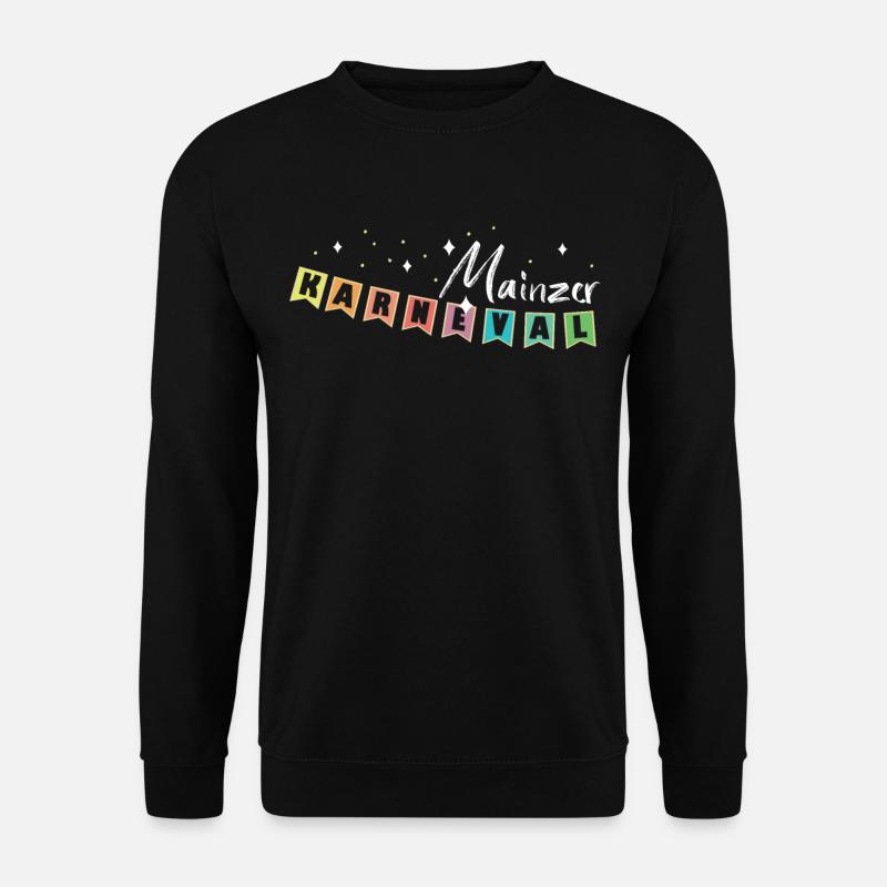 Mainzer Karneval Fasching Fasnacht Konfetti Mainz - Unisex Pullover - Schwarz