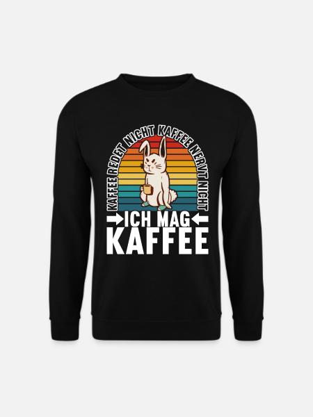 Kaffee Kaffeetrinker - Unisex Pullover - Schwarz