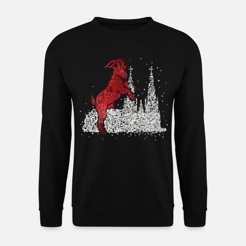 Kölner Dom Rot Weiß Kölle Köln Colonia Cologne - Unisex Pullover - Schwarz