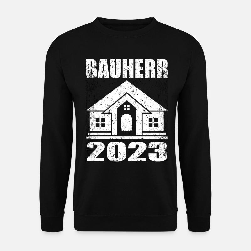 Bauherren geschenk - Bauherr 2023 - Unisex Pullover - Schwarz