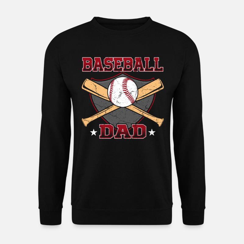 Baseball Vater - Unisex Pullover - Schwarz
