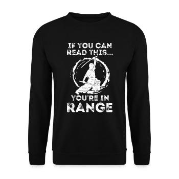 Haidong Gumdo Korean Martial Arts - Unisex Sweatshirt - black - Front - Alina (178cm) & Michal (187cm)