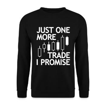 Trader Trading Forex Stock Trading Exchange Trading - Unisex Sweatshirt - black - Front - Alina (178cm) & Michal (187cm)