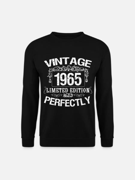 1965 Limited Edition | Jahrgang 1965 perfekt gealtert - Unisex Pullover - Schwarz