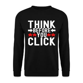 Programmer Cyber Security - Unisex Sweatshirt - black - Front - Alina (178cm) & Michal (187cm)