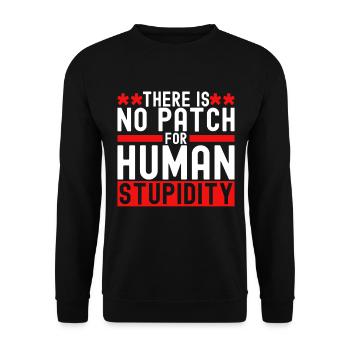 Programmer Cyber Security - Unisex Sweatshirt - black - Front - Alina (178cm) & Michal (187cm)