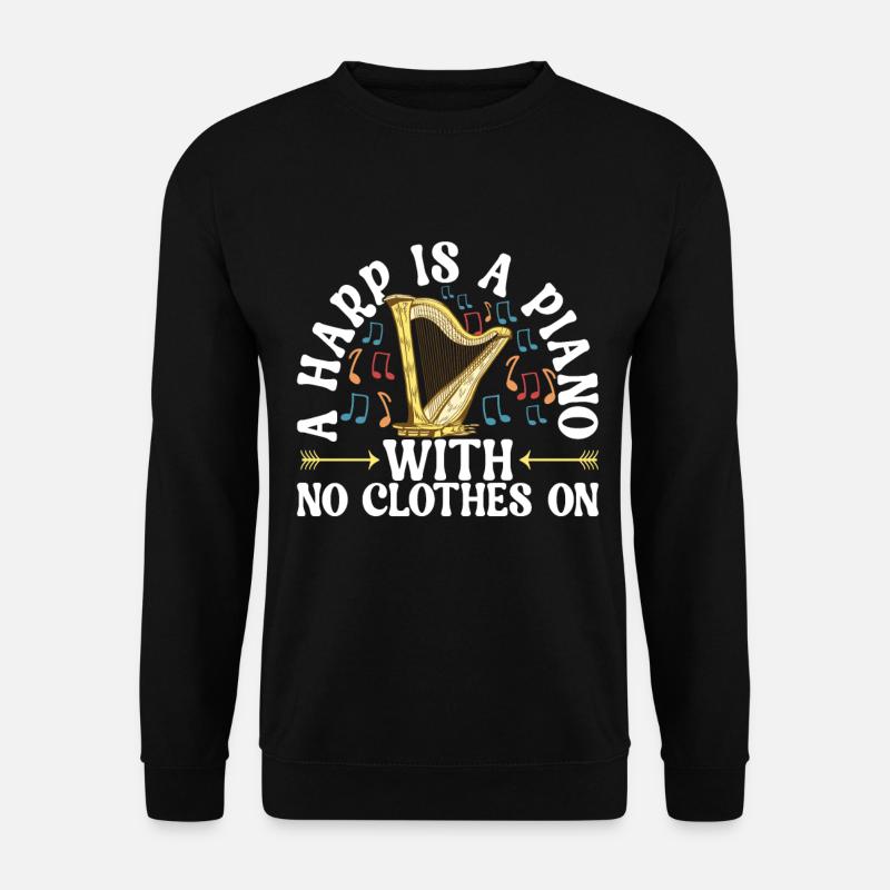 Harp Harp Player - Unisex Sweatshirt - black