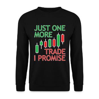DayTrader Trader Forex Trading Trading d’actions - Sweat-shirt Unisexe - noir - Devant - Alina (178cm) & Michal (187cm)