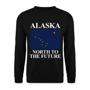 Alaska - Unisex Sweatshirt - black - Front - Alina (178cm) & Michal (187cm)